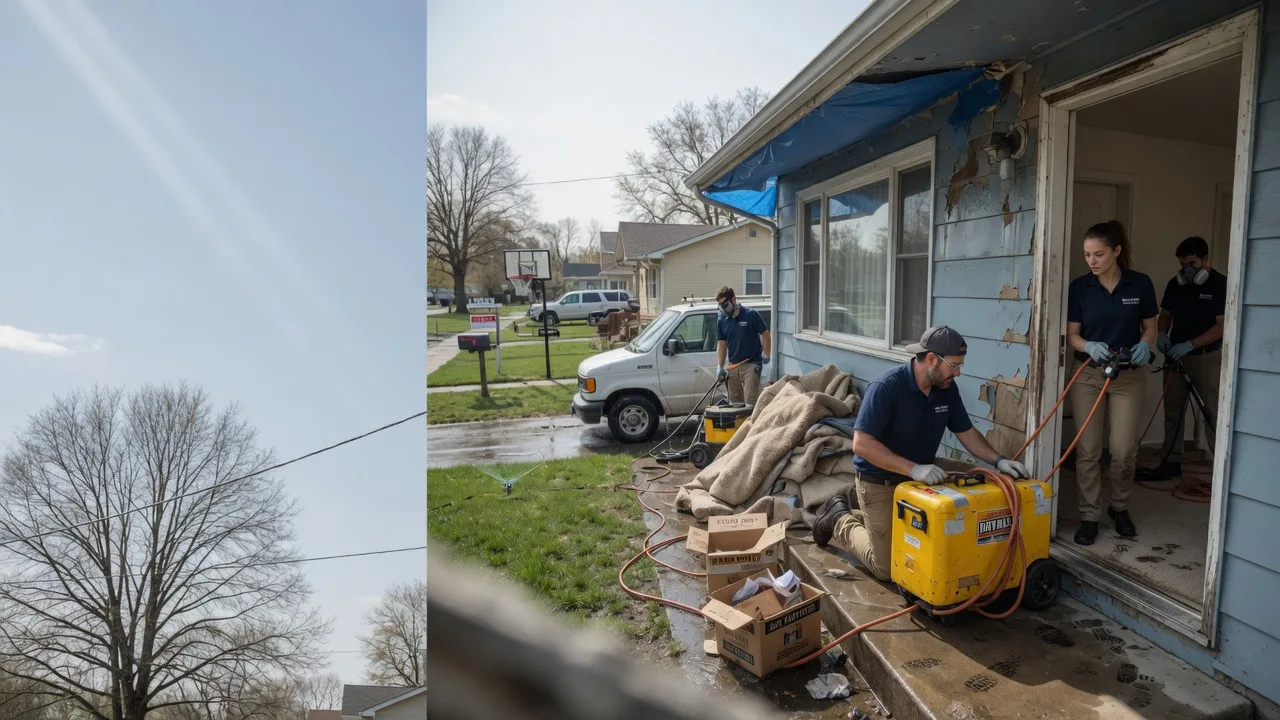 Basement Flood Cleanup in Evans, CO near me